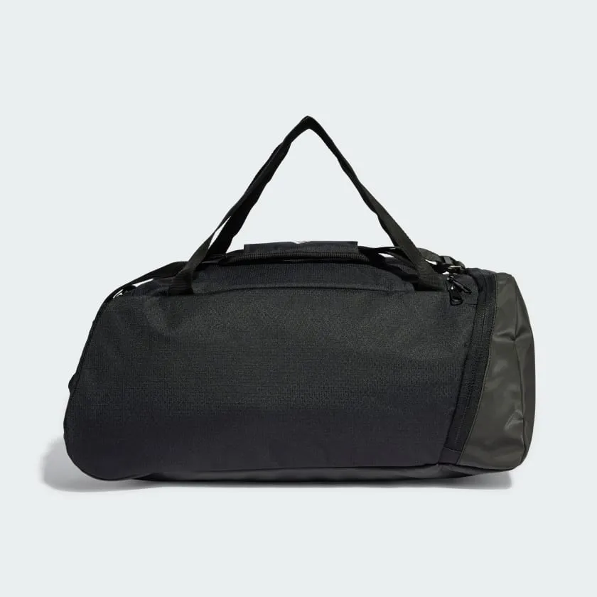 ADIDAS 3-STRIPE SMALL BLACK DUFFLE BAG