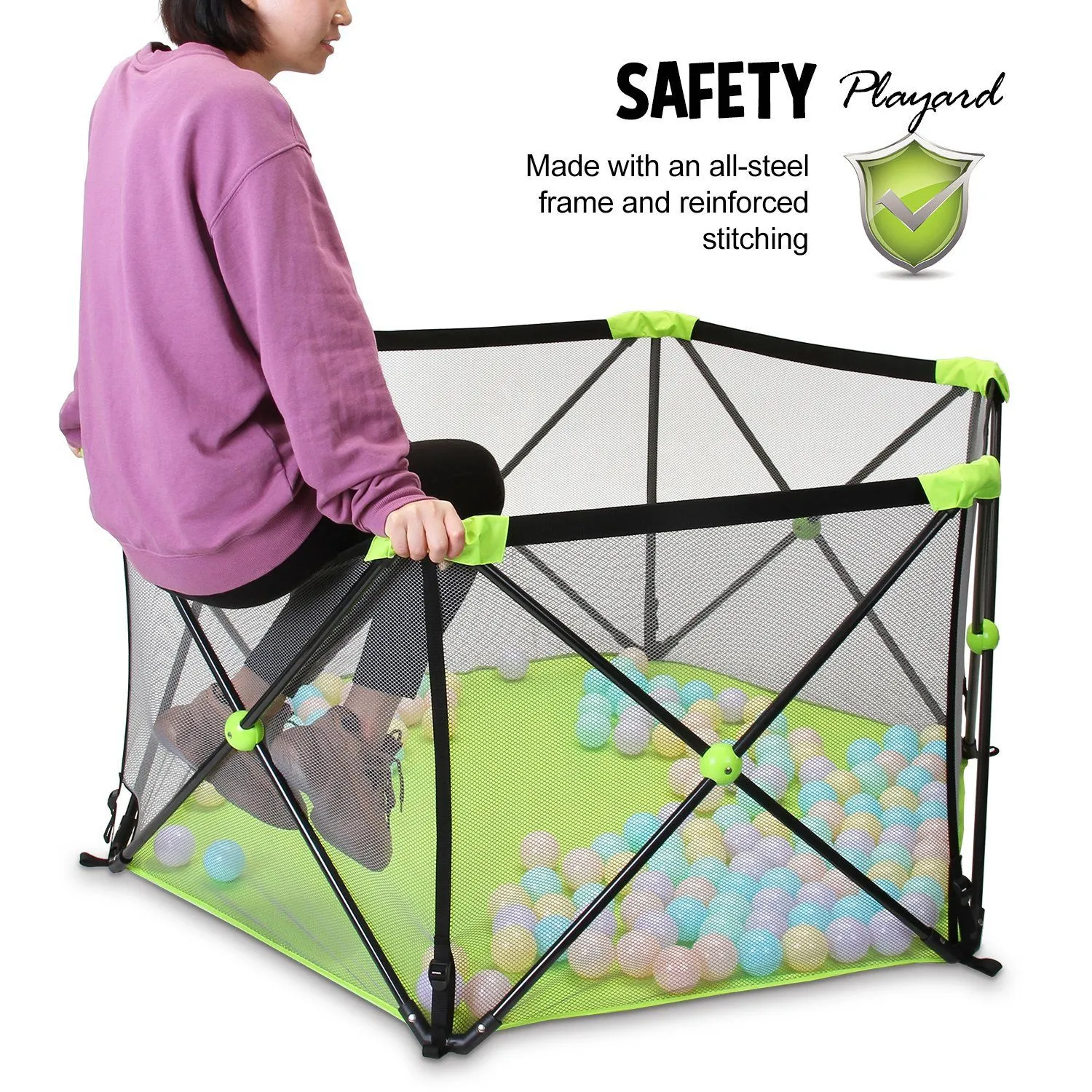 Baby Safe Playpen Portable Play Yard