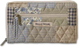 Bella Taylor Wrist Strap Wallet for Women | Multi Card Zip Around Wallet with RFID Protection and Wristlet Strap