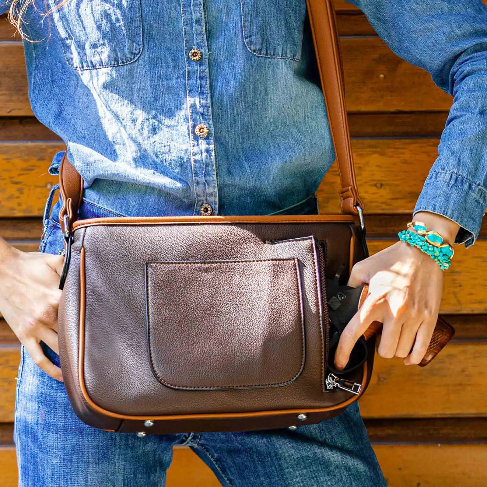 Boho Handbag Crossbody Bag For Women Fashion PU Leather Messenger Shoulder Bag