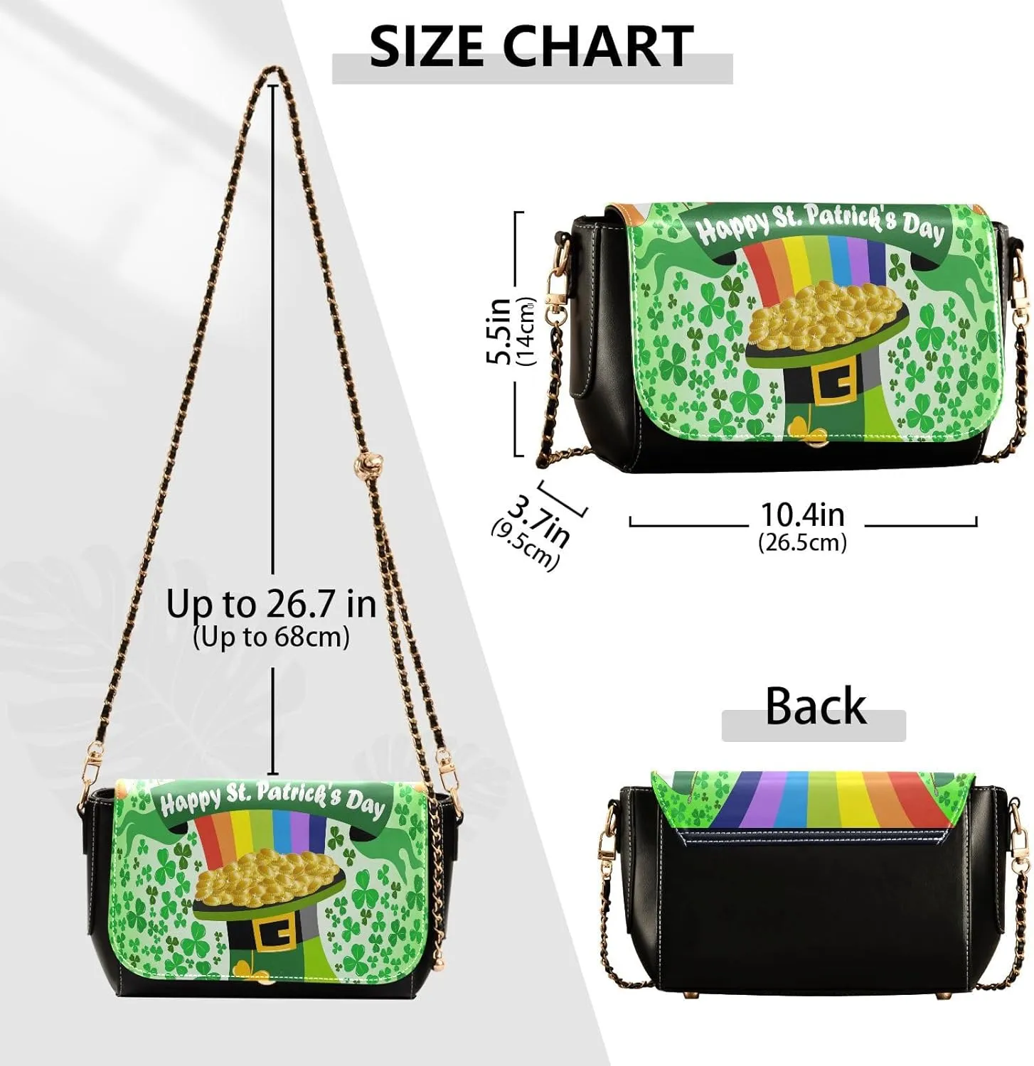 Crossbody Bags for Women Trendy Women's Black Shoulder Bag Small PU Leather Flap Cross Body Bag Handbags