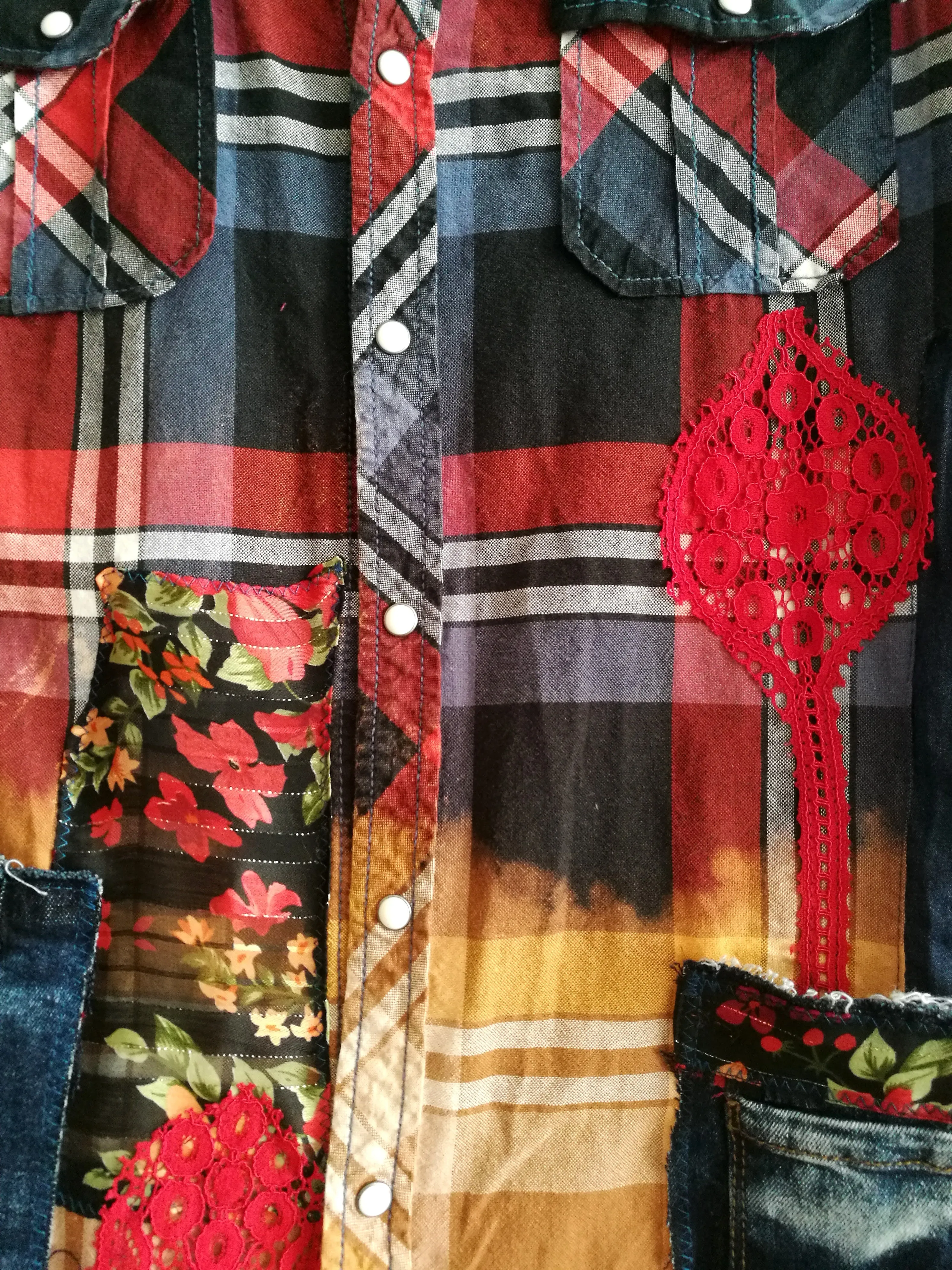 Denim Jacket Dress,M Embroidered Shirt Dress