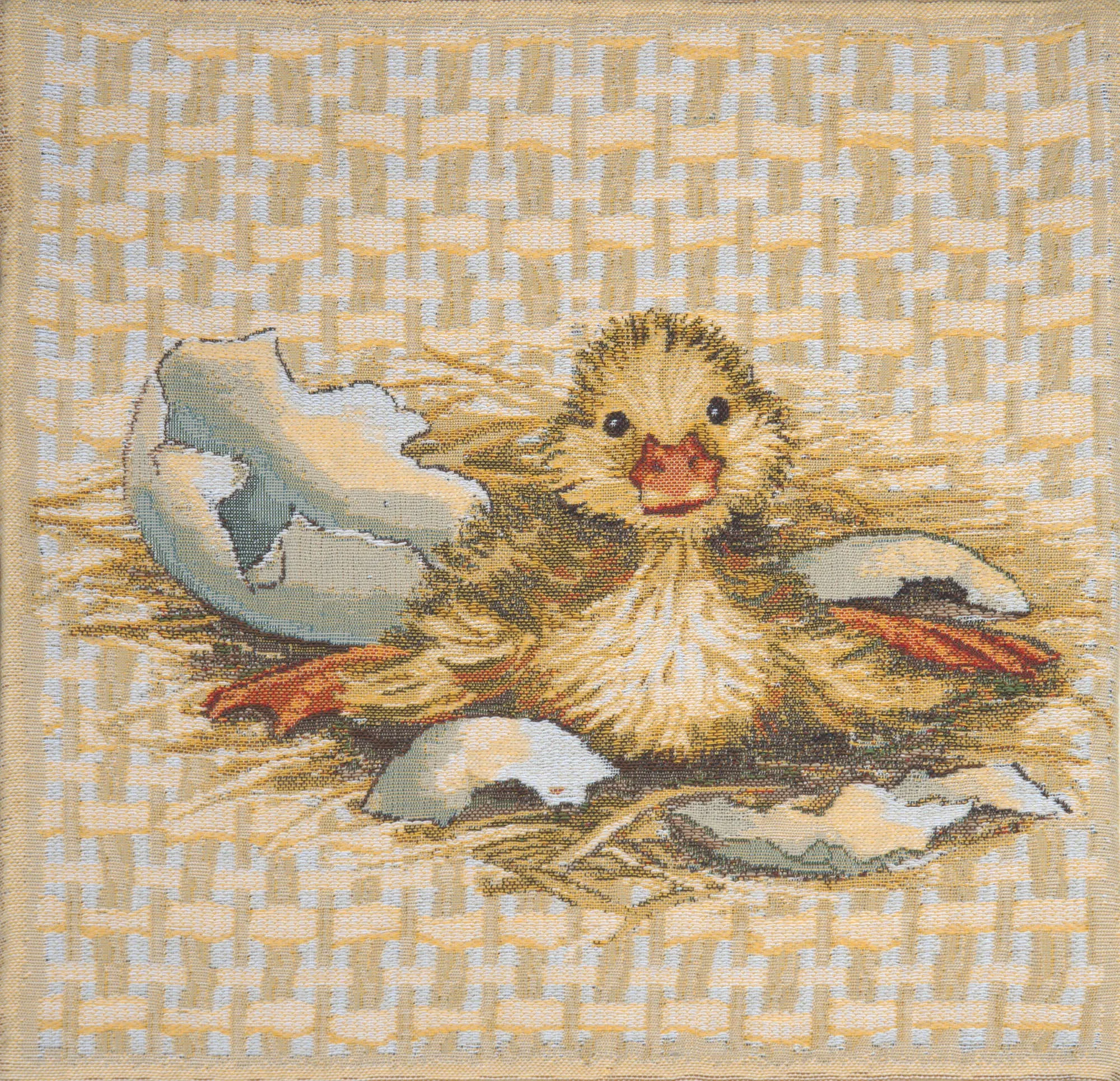 Easter Duck I Belgian Tapestry Cushion