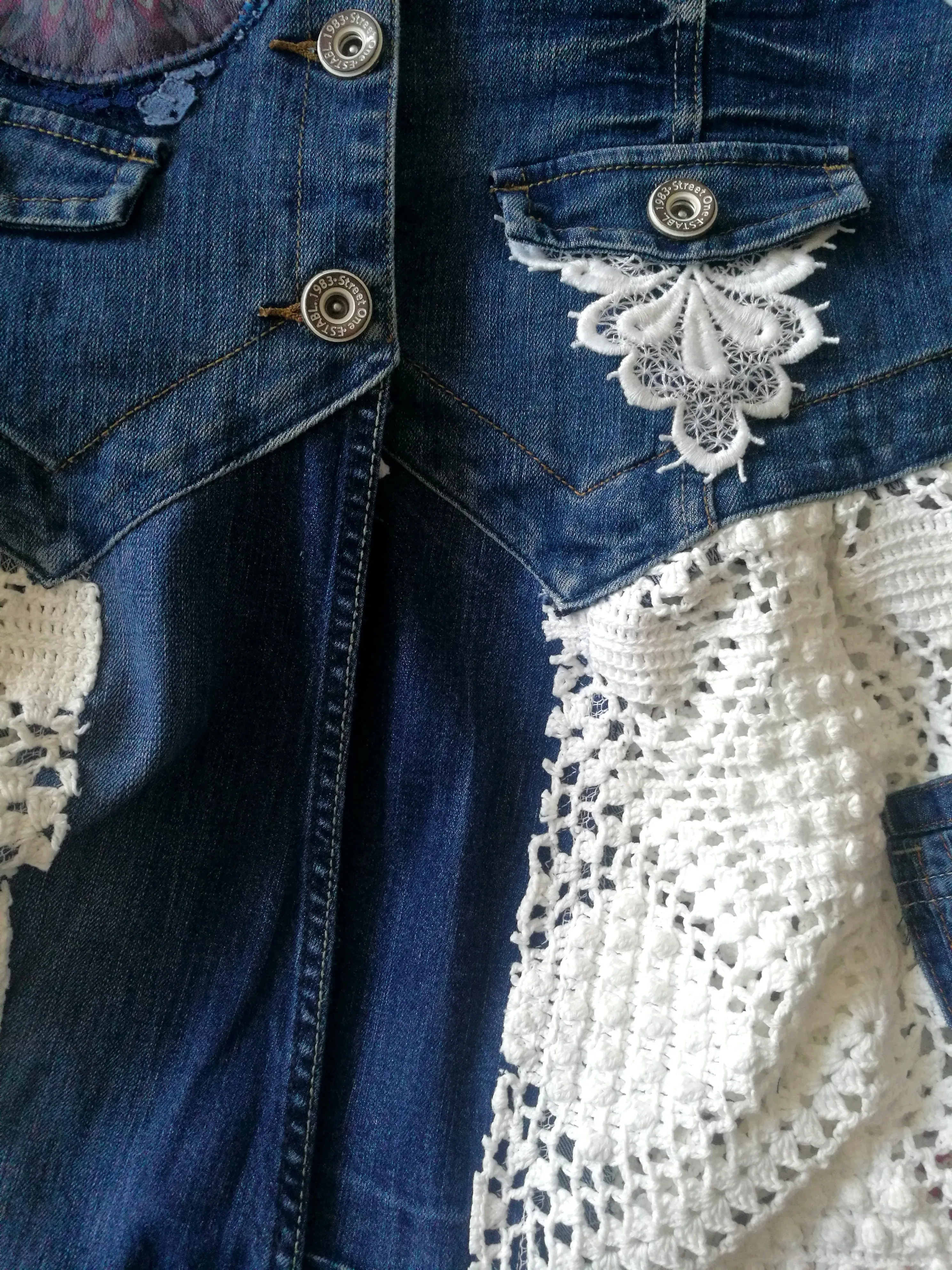 Hooded Denim Jacket,M Sleeveless Duster Jacket