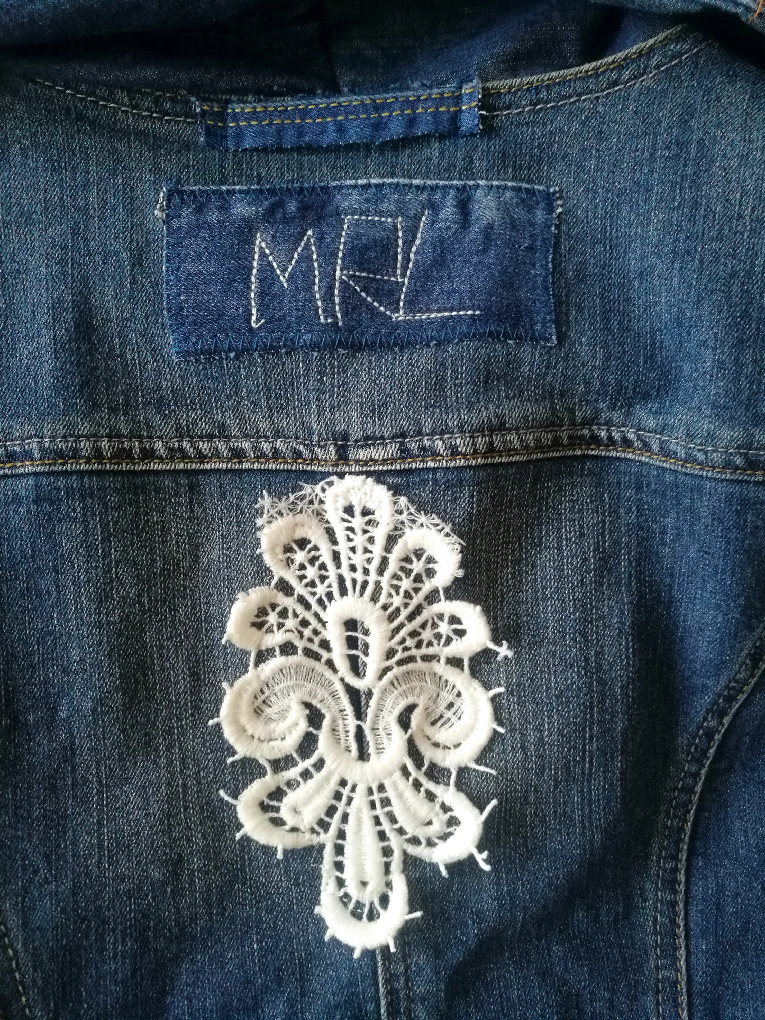 Hooded Denim Jacket,M Sleeveless Duster Jacket