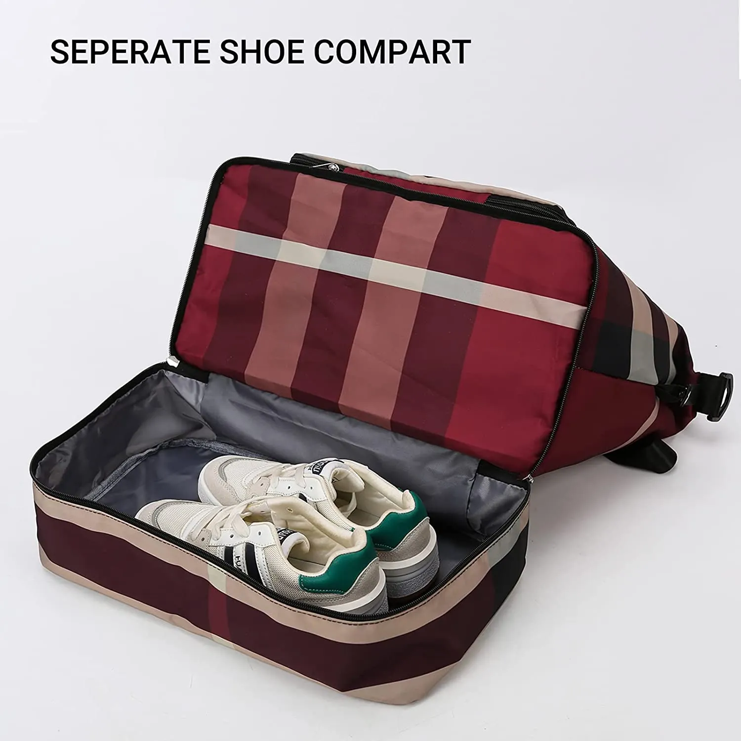 ITEM# 0113   New Foldable Dry/Wet Separation Travel Duffle Bag for Women Carry On with Shoe Compartment Luggage Sleeve, Large Capacity Folding Travel Tote Gym Bag, Weekender Overnight Bag (Watch Video)