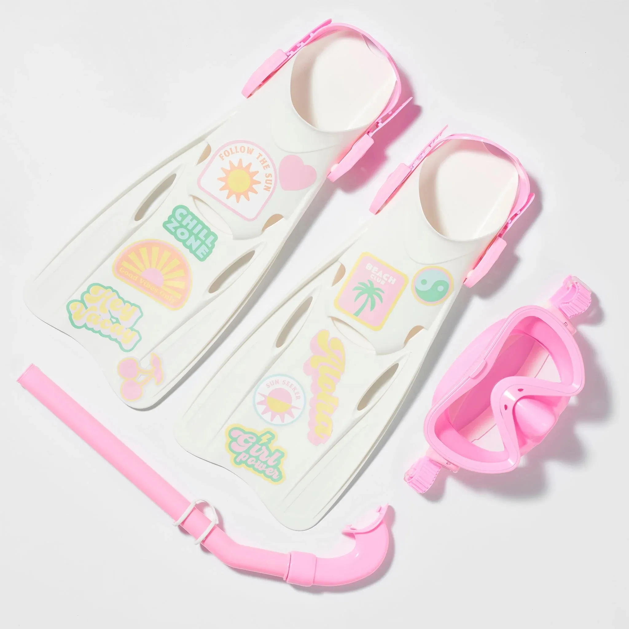 Kids Snorkel Set Medium | Summer Sherbet Pink