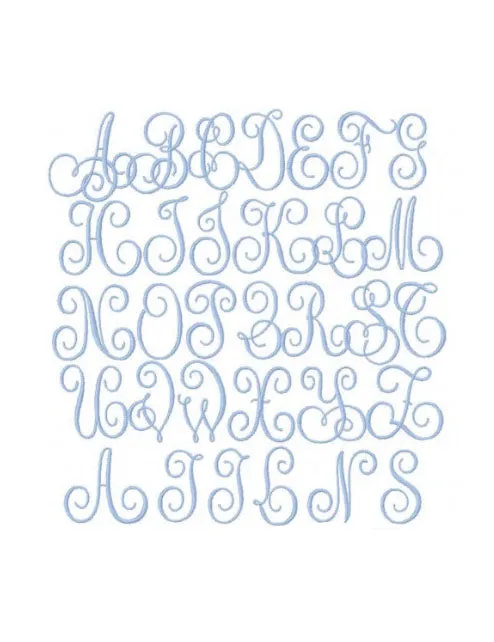 Kings Street  Embroidery Font