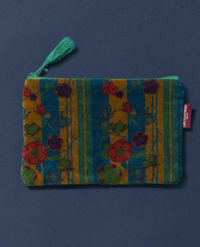 Les Touristes Zipped Pouch Kensington Dk Yellow
