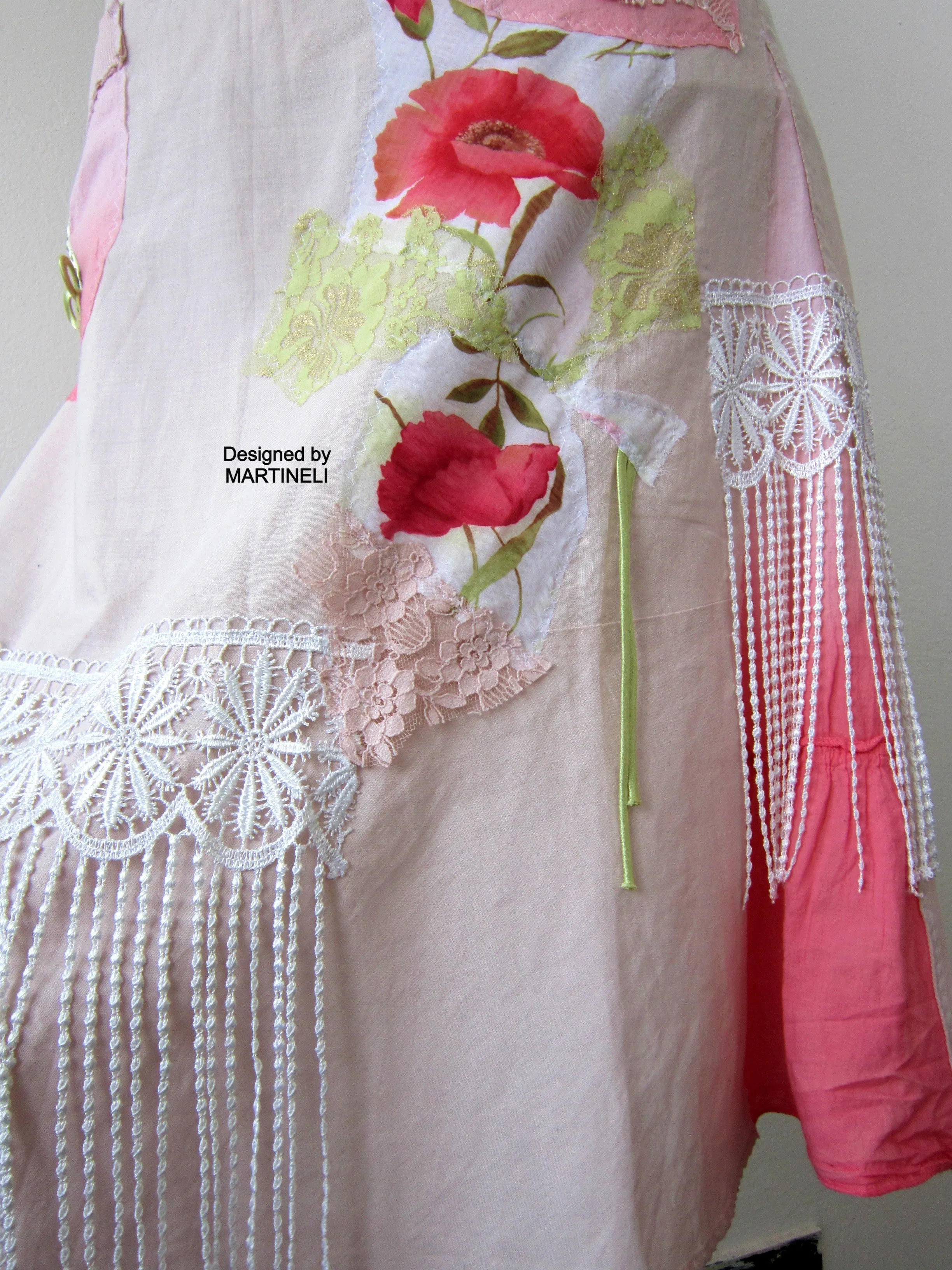 Long Fringe Skirt,M/XL Beige Summer Skirt