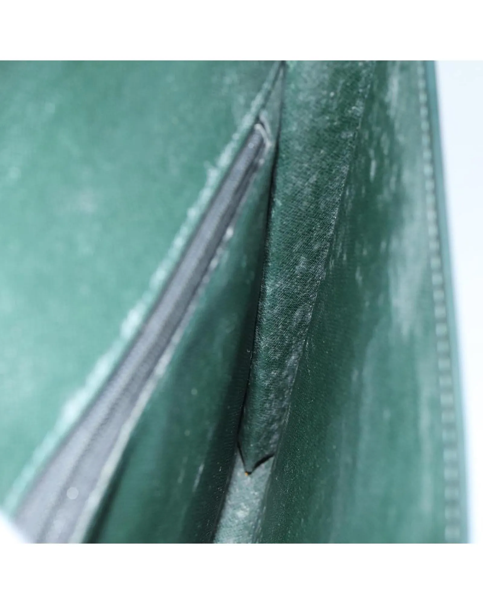 Taiga Leather Envelope Clutch Bag