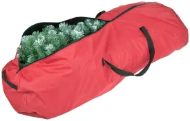 Treekeeper SB-10141 Rolling Storage Bag, M, 6 to 7-1/2 ft Capacity, Polyester, Red, Zipper Closure, 55 in L :EA: QUANTITY: 12