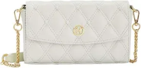 VICTORIA HYDE Quilted Purse Clutch Handbag for Women Leather Crossbody Bag Travel Pearl Envelope Bag