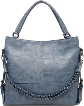Women's Tote foreskin and leather work handbag, crossbody bag, large capacity shoulder bag