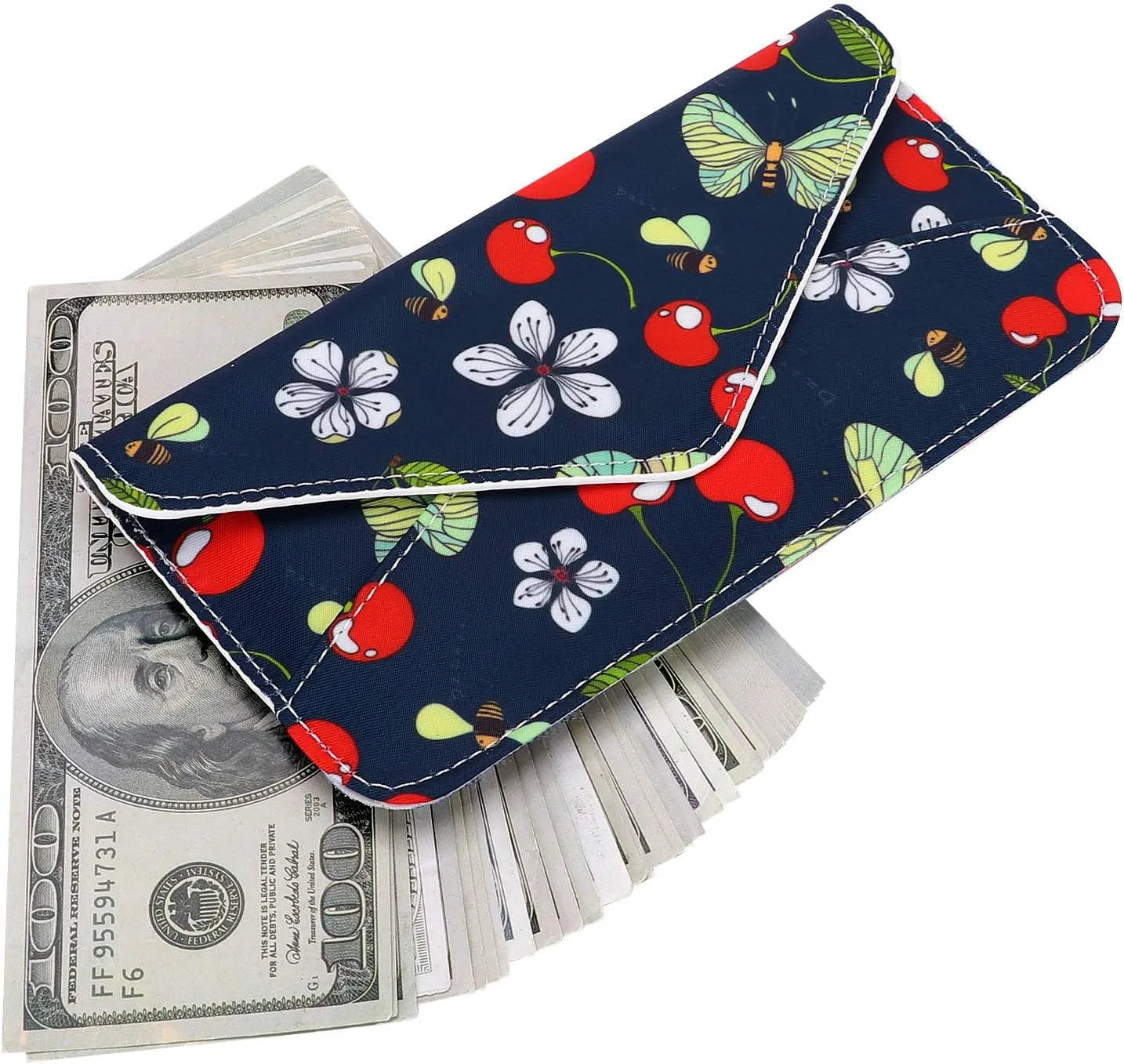 XEYOU Women's Card Wallet Envelope Style Credit Card Holder Cute Cash Wallet for Ladies