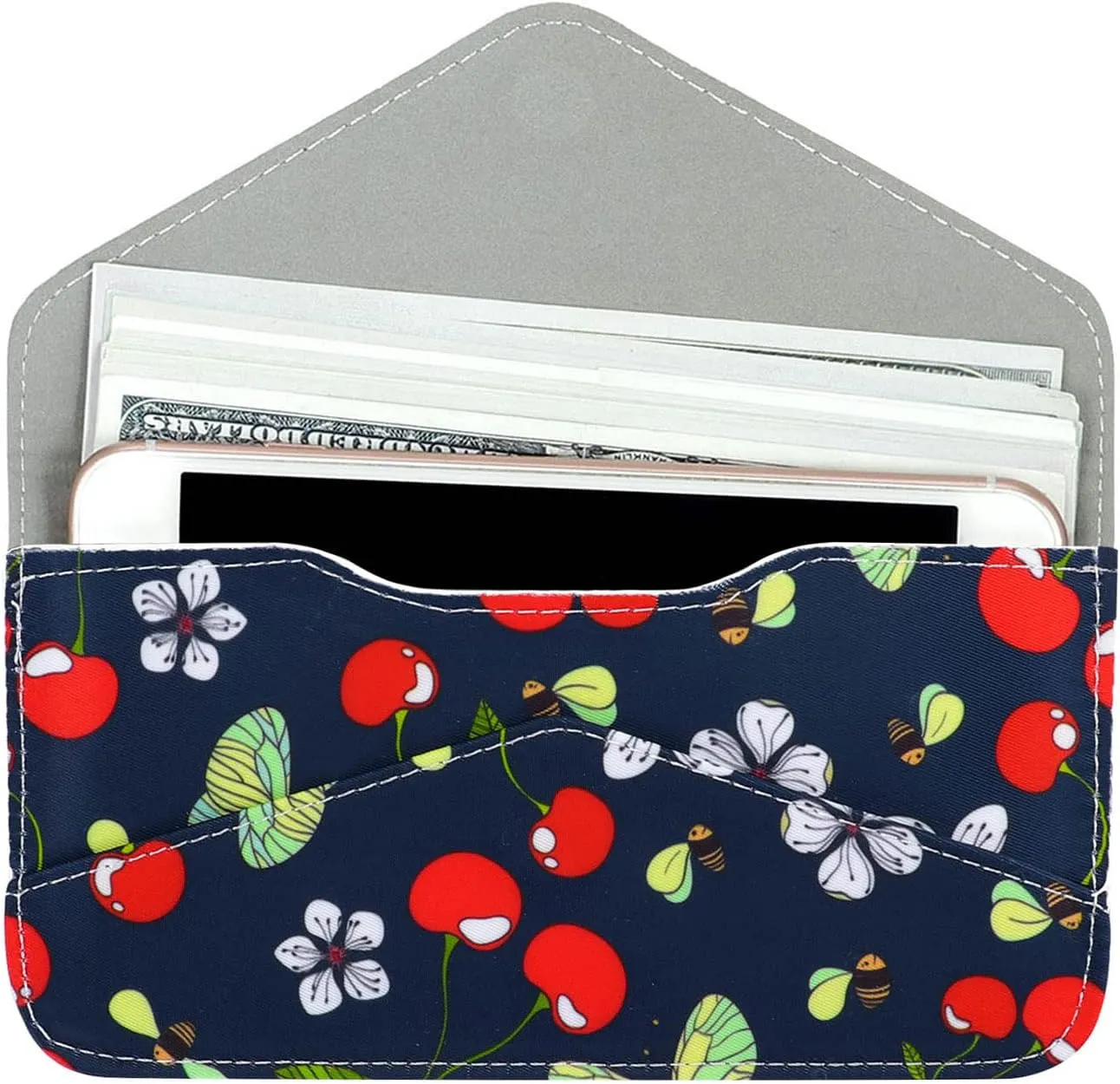 XEYOU Women's Card Wallet Envelope Style Credit Card Holder Cute Cash Wallet for Ladies